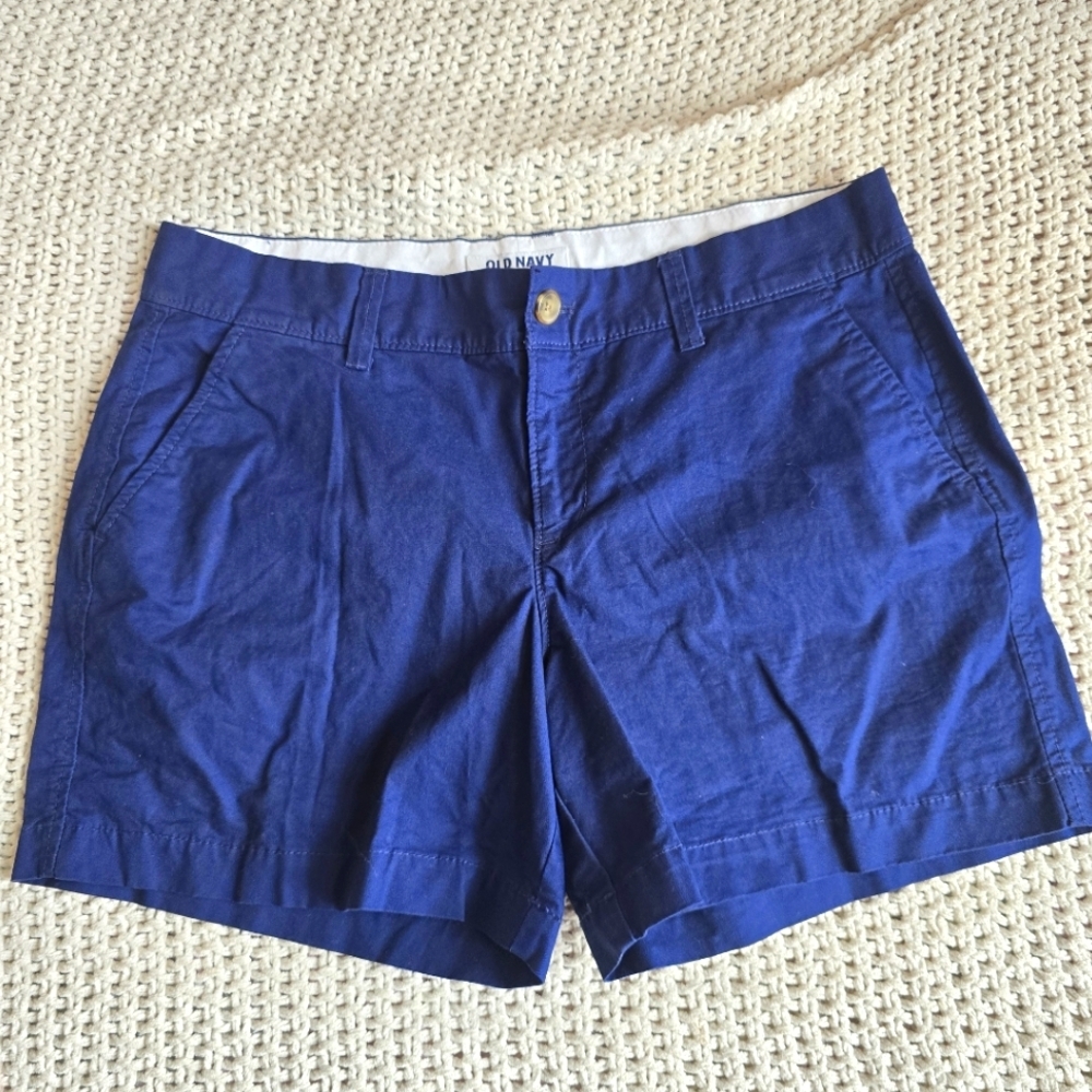 Old Navy | 6 Tall | Navy Blue Shorts - Picture 1 of 8